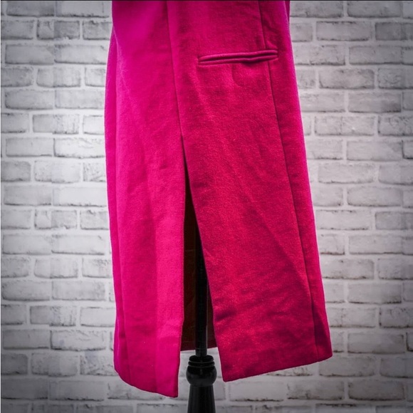 INC fuchsia magenta violet iris coat NWT XL - Picture 6 of 9